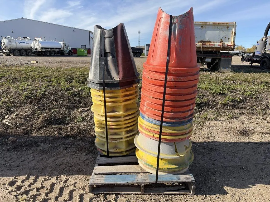Pallet with Pipe Cones