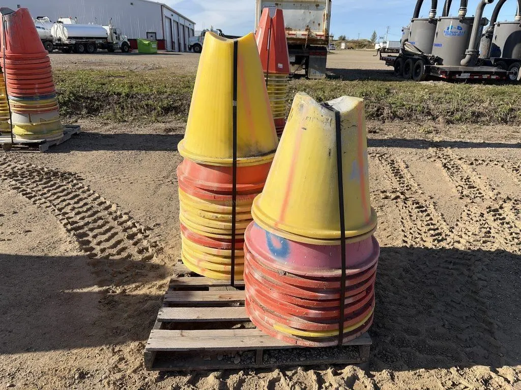 Pallet with Pipe Cones