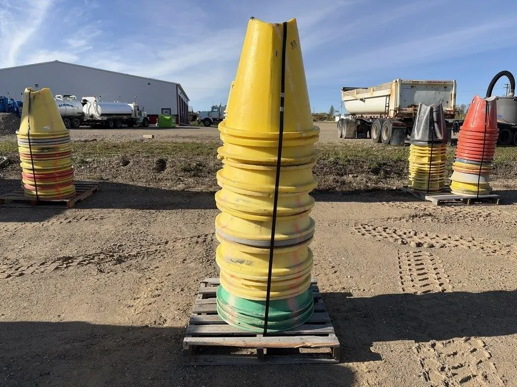 Pallet with Pipe Cones