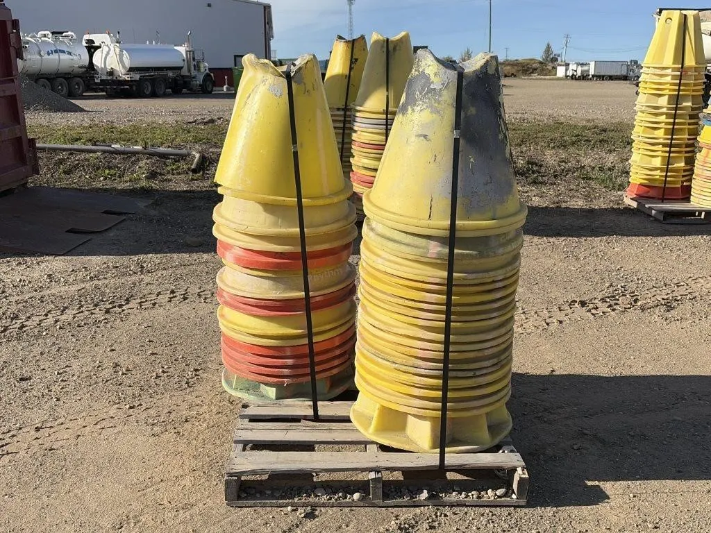 Pallet with Pipe Cones
