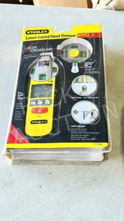Staley Laser level & stud sensor 5000 set