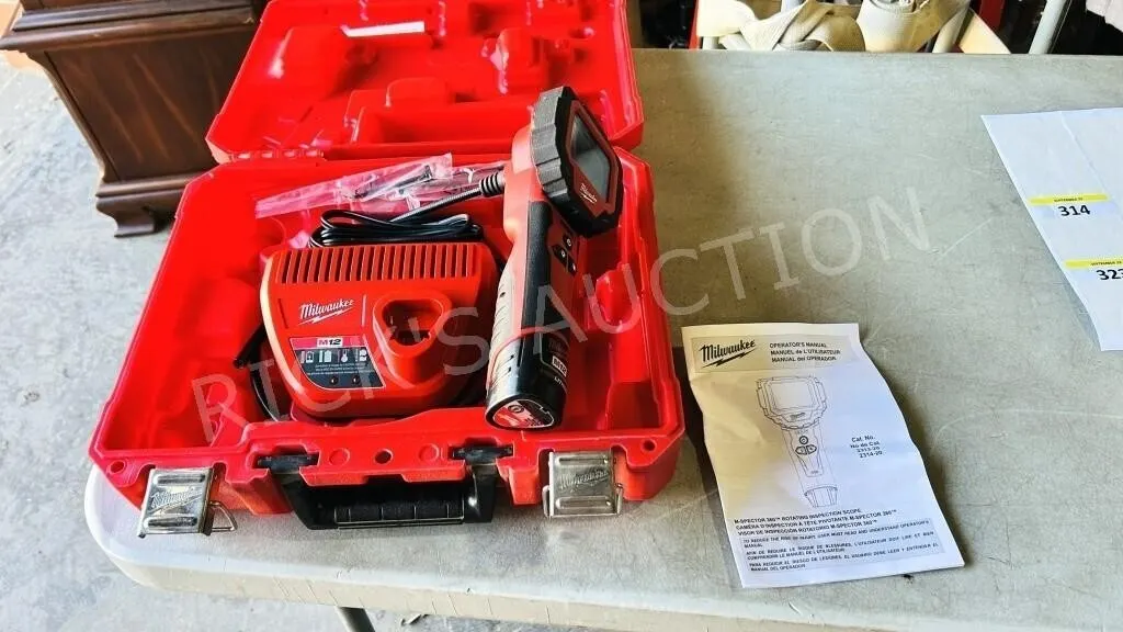 Milwaukee M-Spector 360 rotating inspection scope