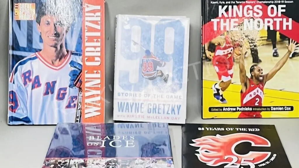 collection of Hockey books