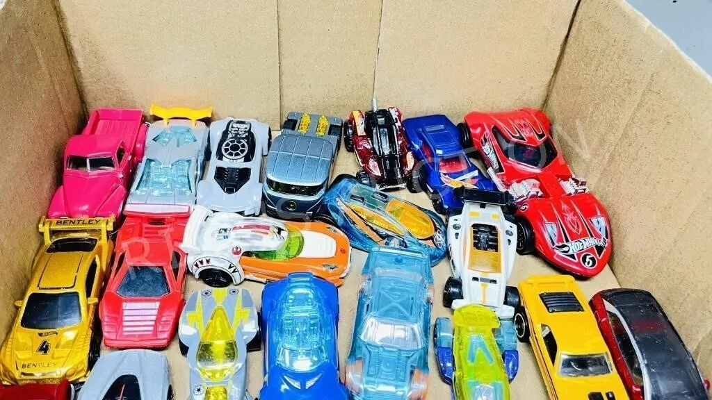 approx- 38 toy cars, various brands