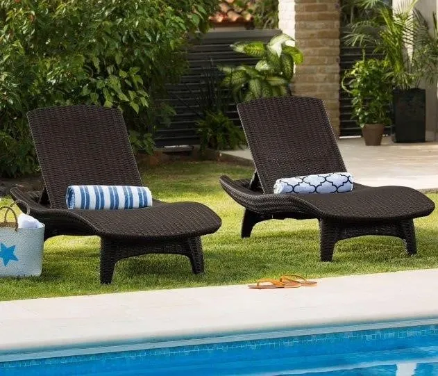 Keter Grenada All-Weather Chaise Loungers 2pk