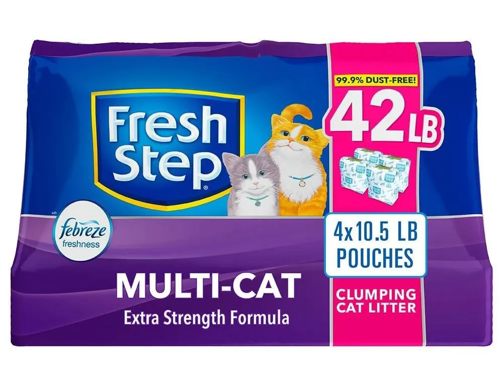 Fresh Step Multi-Cat Clumping Litter 42 lb