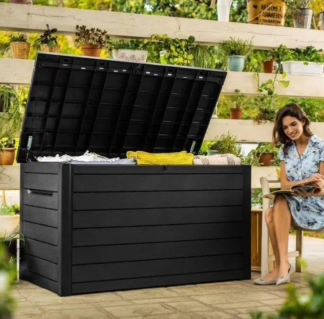 Keter 230 Gal. XXL Deck Box Black