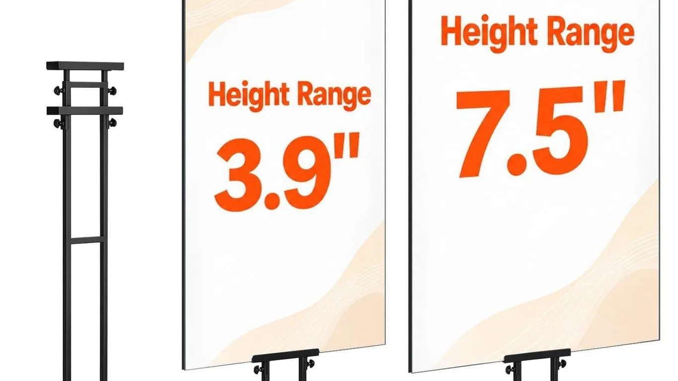 Vevor Double-Sided Poster Stand Adjustable Height