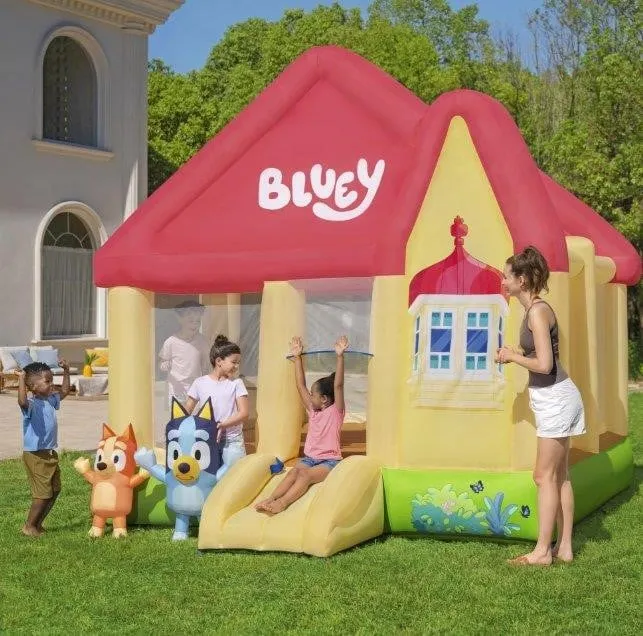 Bluey Inflatable Mega Bouncy House With Slide
