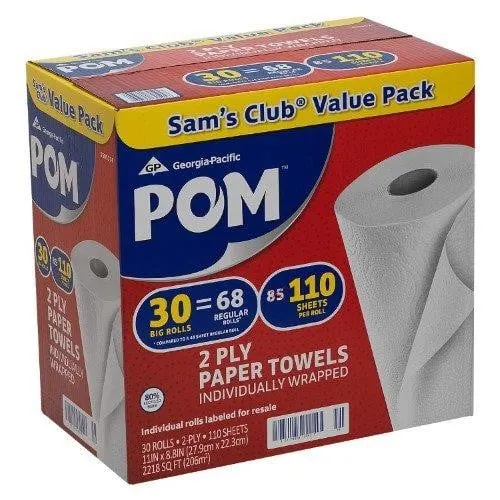 Pom Paper Towels 30 Pack