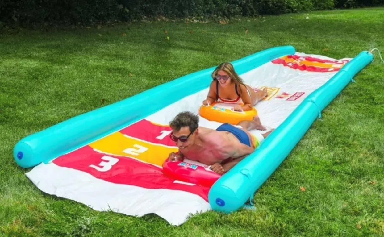 WOW Slide and Shuffle Inflatable Water Slide Game