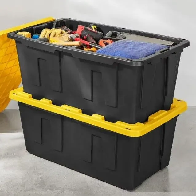 Gallon Heavy-Duty Storage Tote 2pk