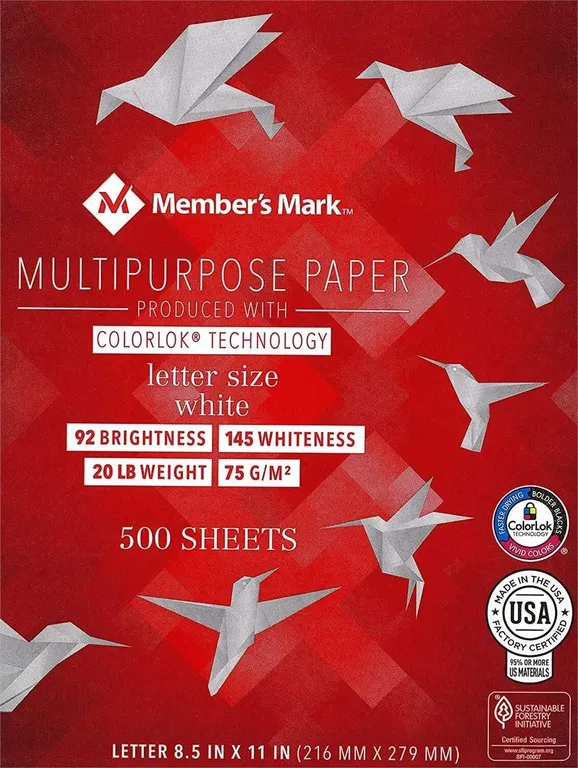 Yellow Multipurpose Copy Paper 8.5 x 11 500 Sheets