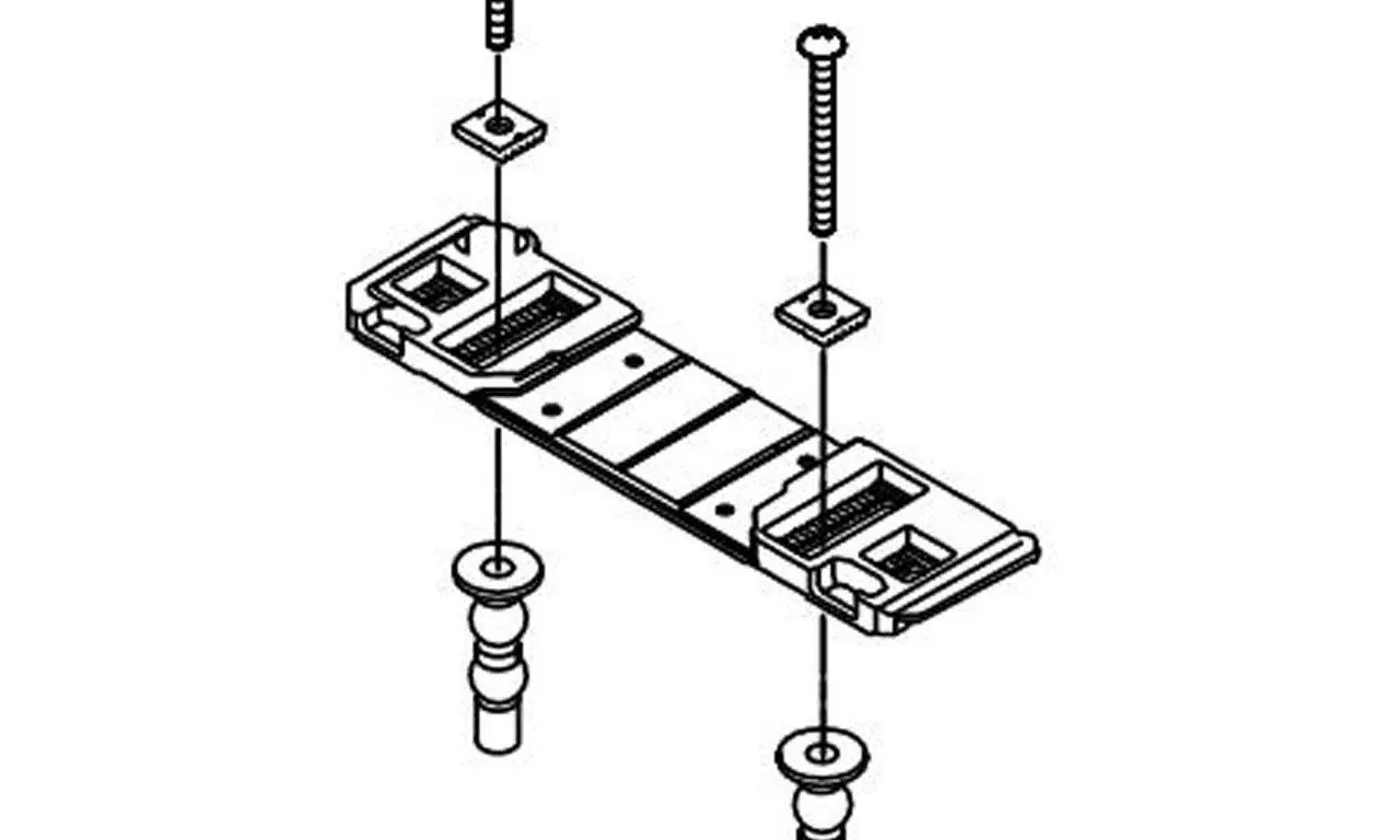 Toto THU9492 Baseplate Assembly For S300ES350E