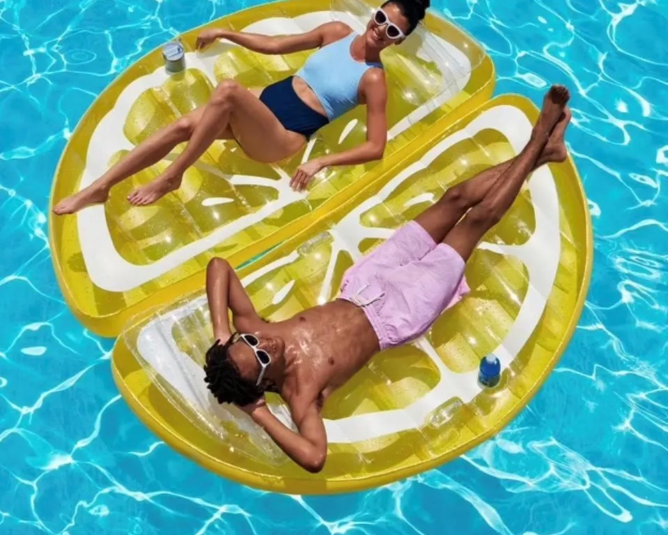 Two Person Inflatable Pool Float