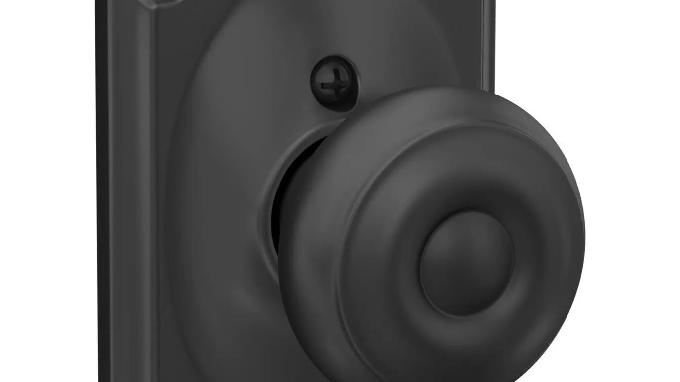 Schlage Georgian Dummy Door Knob Camelot Trim