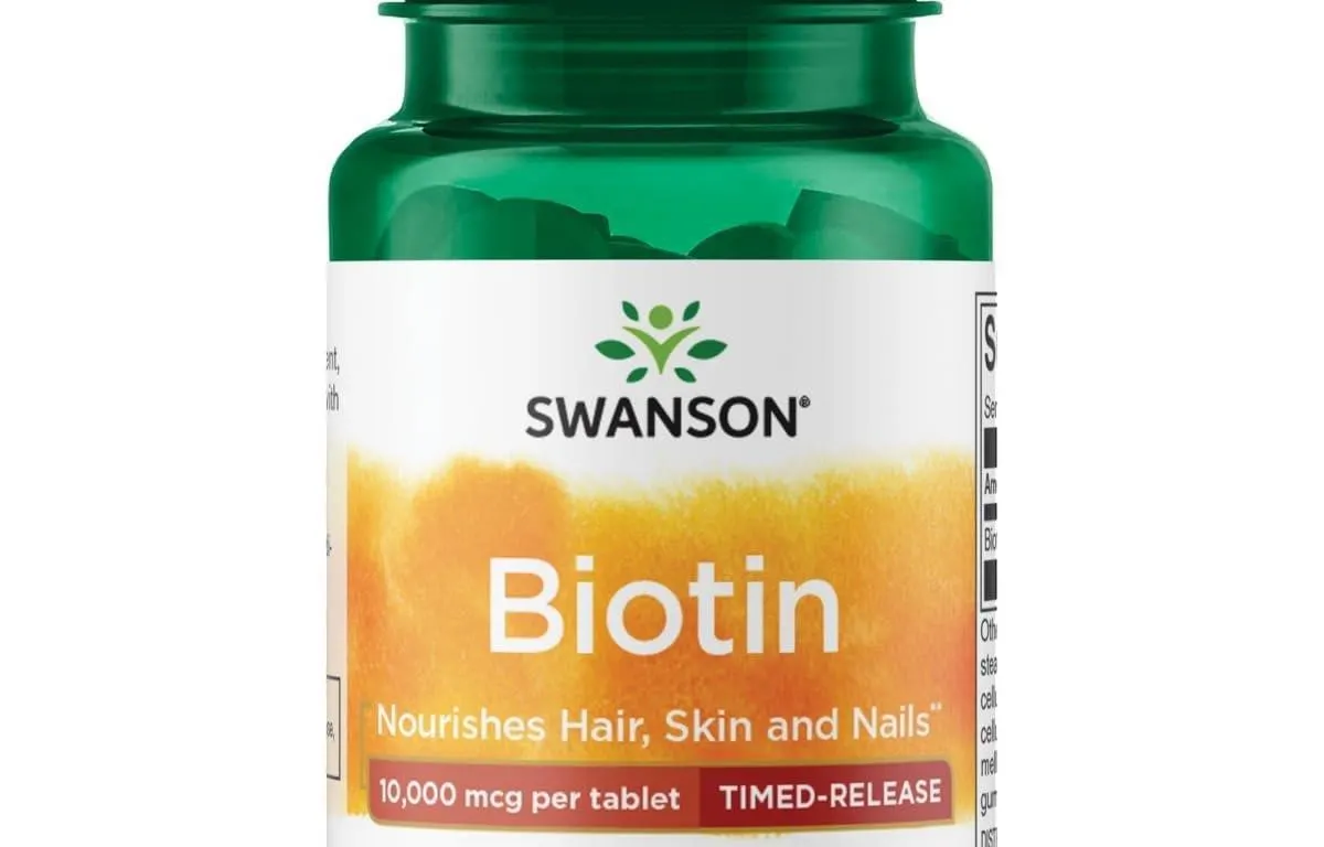 Swanson Biotin 10000 Mcg 60ct Timed-Release