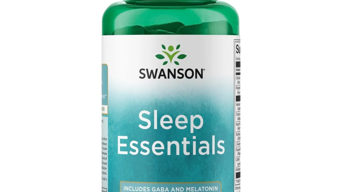 Swanson Sleep Essentials GABA Melatonin 60ct