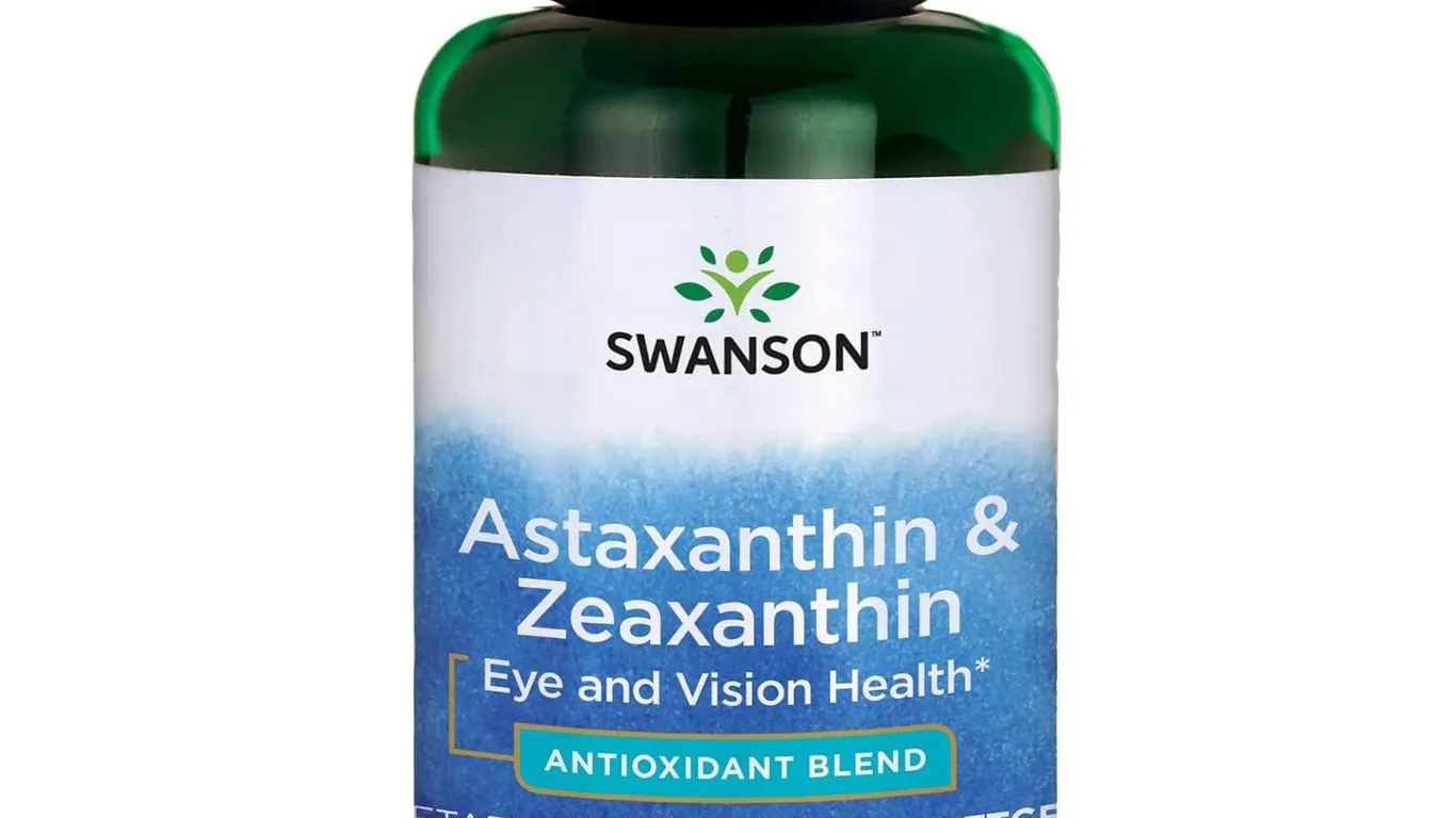 Swanson Astaxanthin Zeaxanthin 60ct Softgels