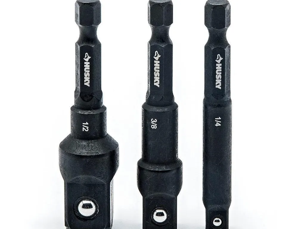 Husky Impact Socket Adapter Set 3pk