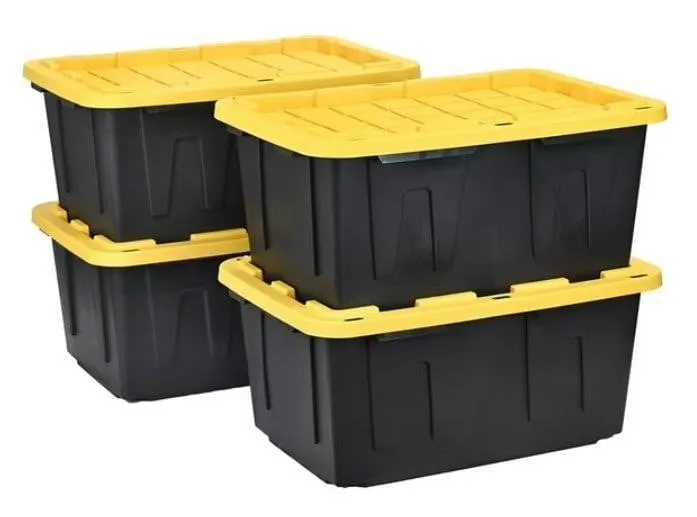 Gal Heavy-Duty Storage Tote 4pk