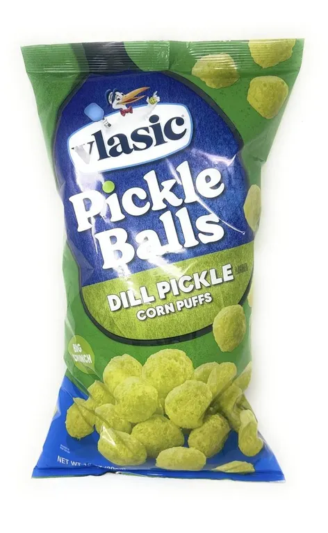 Vlasic Dill Pickle Flavored Corn Puffs 14oz