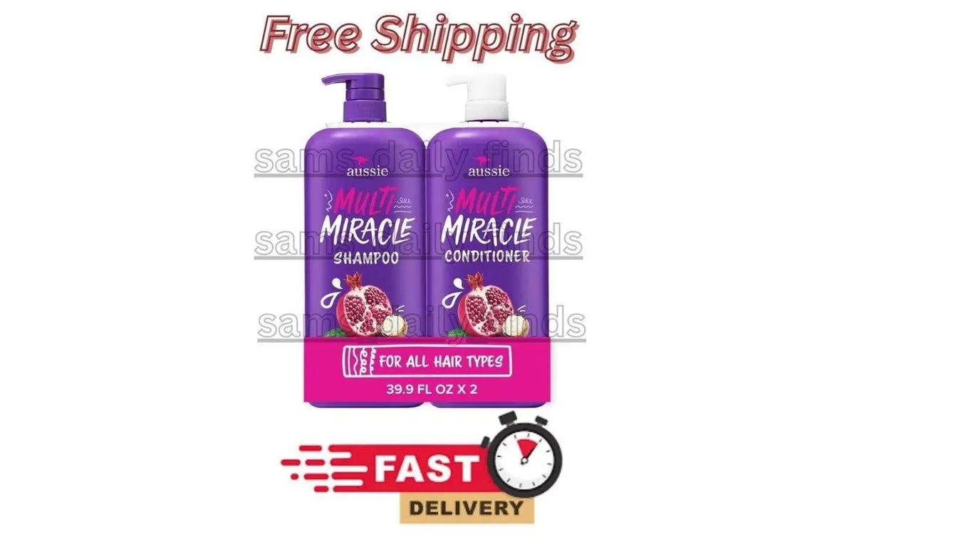 Aussie Multi Miracle Shampoo Conditioner 39.9oz