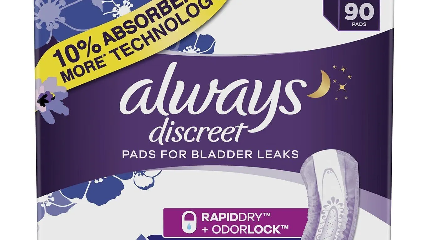 Always Incontinence Pads Extra Heavy Long 90ct