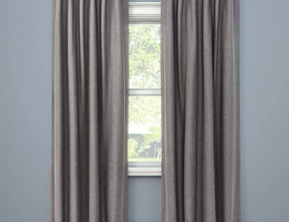 Threshold Radiant Gray Aruba Curtain Panels