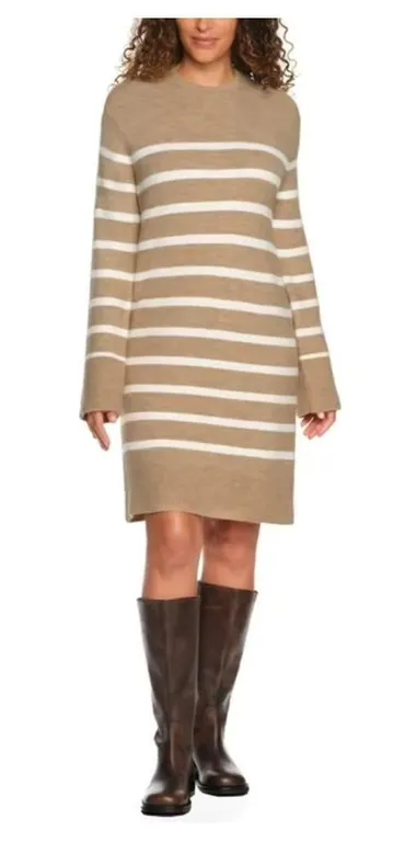 Lands End Crewneck Sweater Dress Size L 12-14