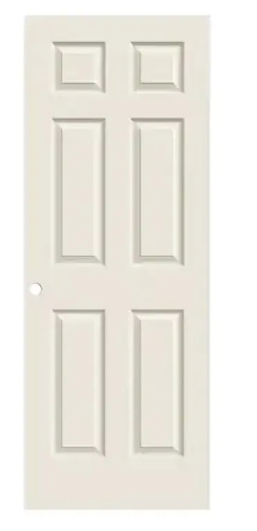 Jeld-Wen 6-Panel Interior Slab Door 30x80in