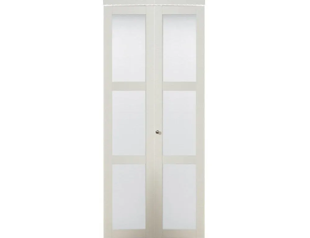 Home Dcor Euro 3-Lite Bi-Fold Door 36x80.5 In.