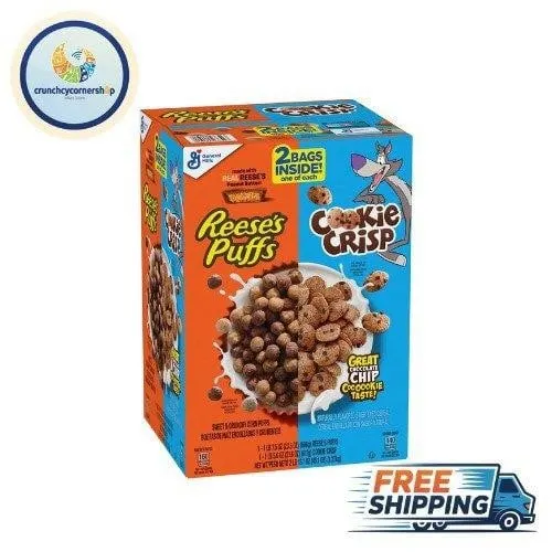 General Mills Reeses Puffs Cookie Crisp 45.1 oz