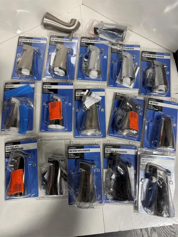 Mixed Lot Of Everbilt Tub Spouts And Diverters