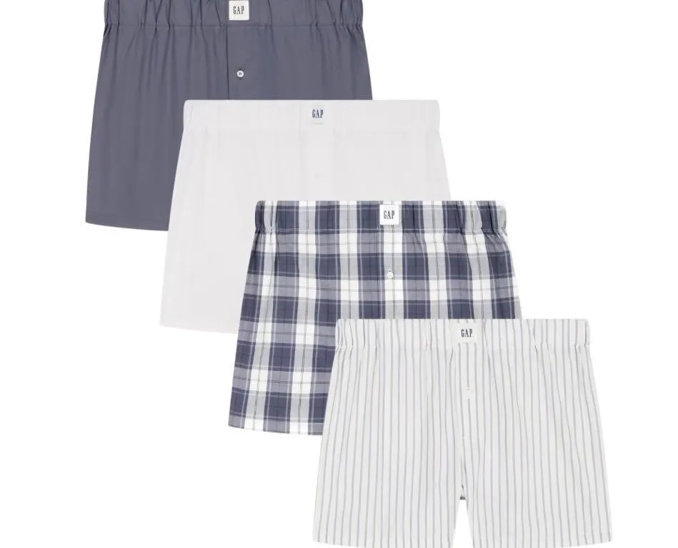 GapBody Woven Boxers XL 4pk