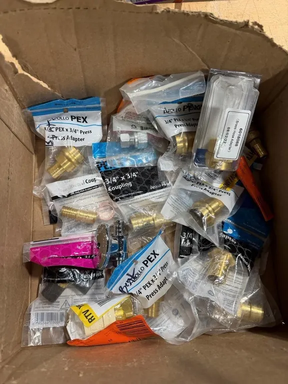 Mixed Lot Of Apollo PEX Everflow Plumbing Parts