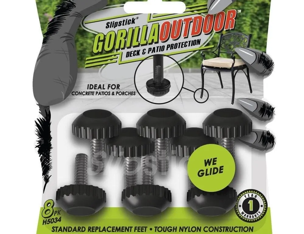 Gorilla H5034 Threaded Nylon Chair Glide M8 1in