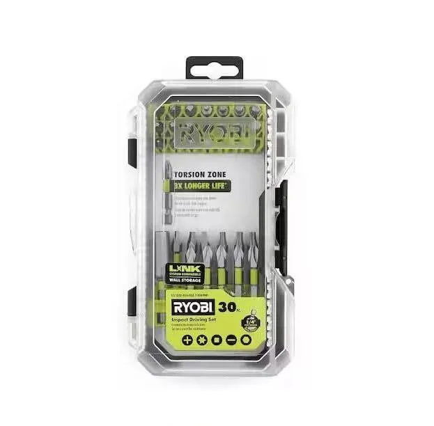 Ryobi 30-Piece Impact Driving Bit Set