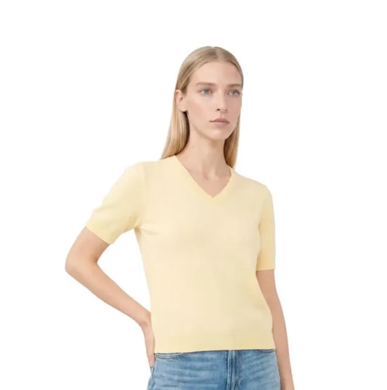 Vince Camuto Womens Short Sleeve Sweater