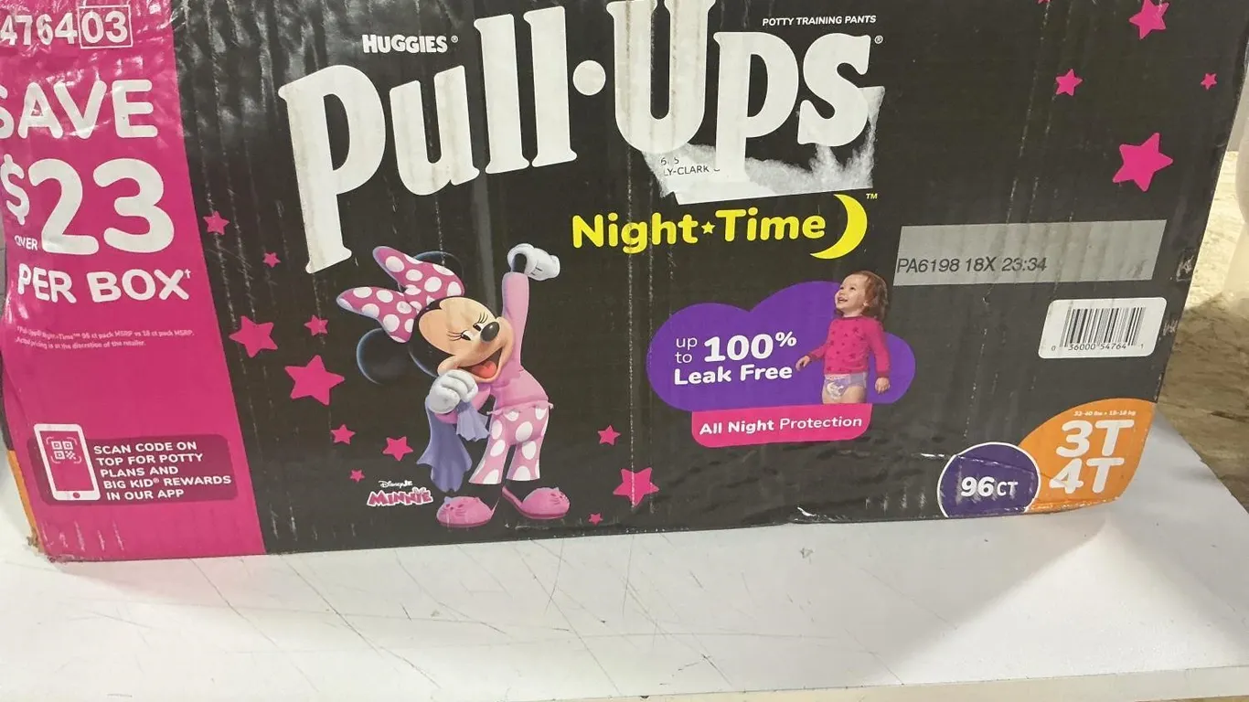 Pull-Ups Night-Time Training Pants 3T-4T 96ct