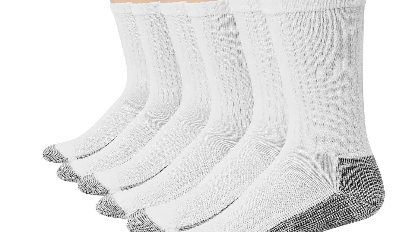 Hanes X-Temp Liner Socks Mens 12-14 6pk