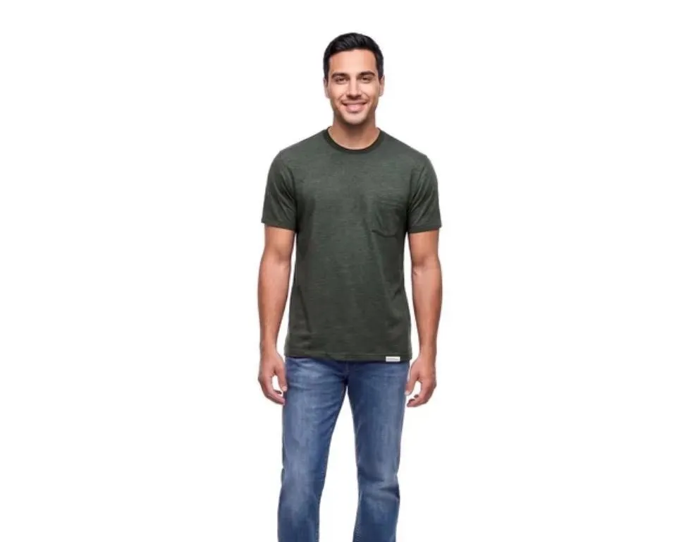 Eddie Bauer Mens Short Sleeve Pocket Tee L