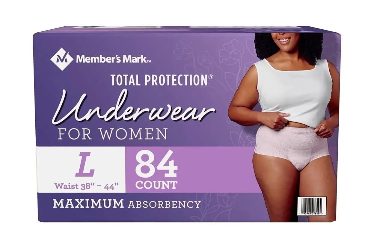 Incontinence Underwear Women Large 84ct