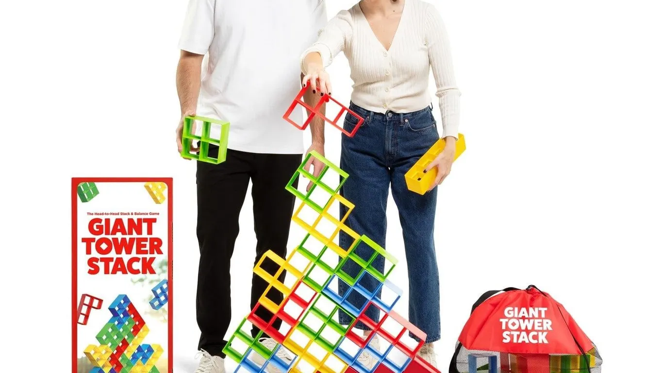 What Do You Meme Giant Tower Stack Balancing Game