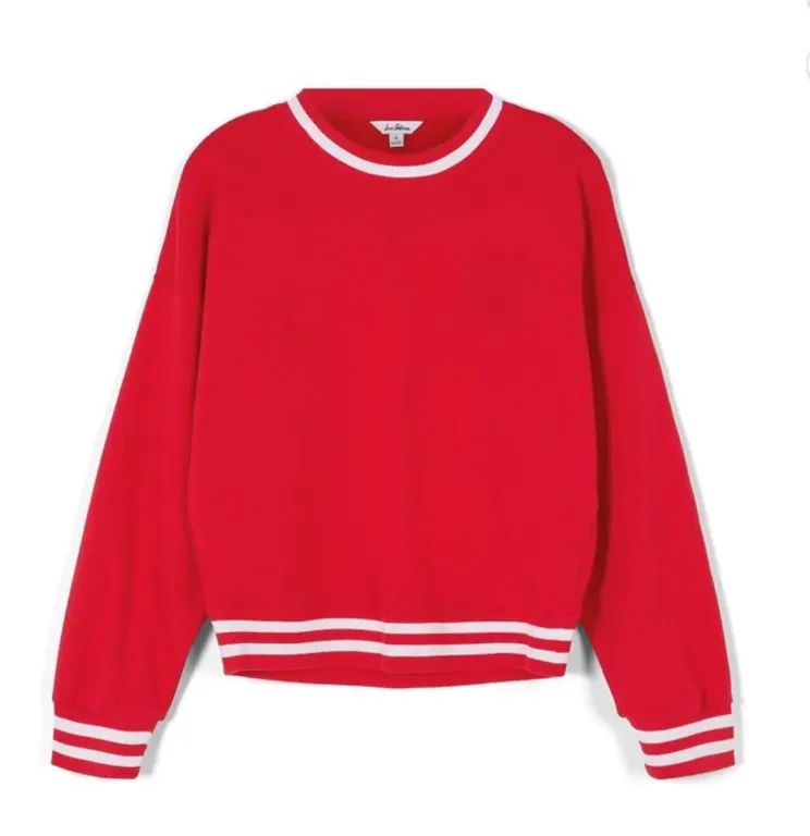 Sam Edelman Logo Fleece Sweatshirt X-Large