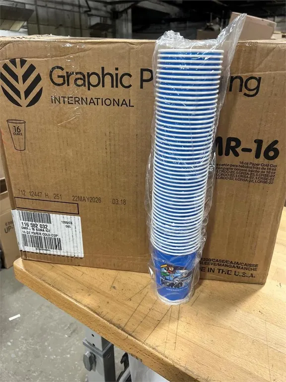 Paper Cold Cups 16 oz 1200ct