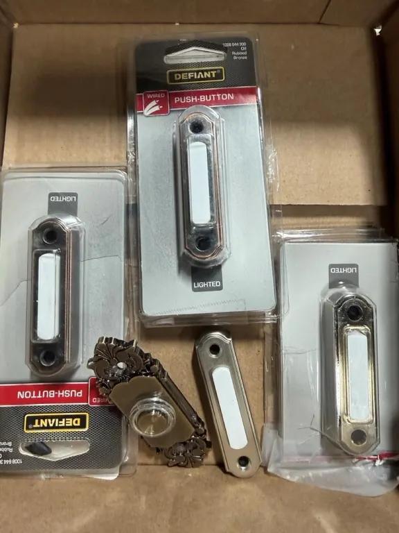 Defiant Wired Doorbell Push-Button 5pk