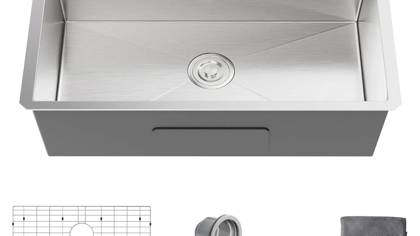 Mayesar 33 Undermount Stainless Kitchen Sink