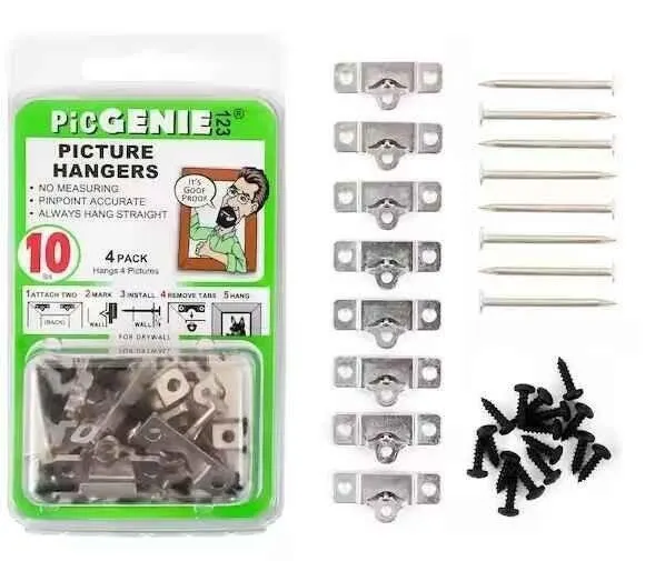 Picgenie 32-Piece Picture Hanging Kit