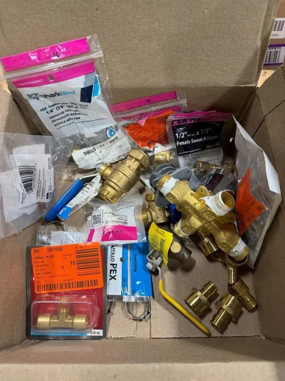 Mixed Lot Of SharkBite Apollo Everbilt Plumbing